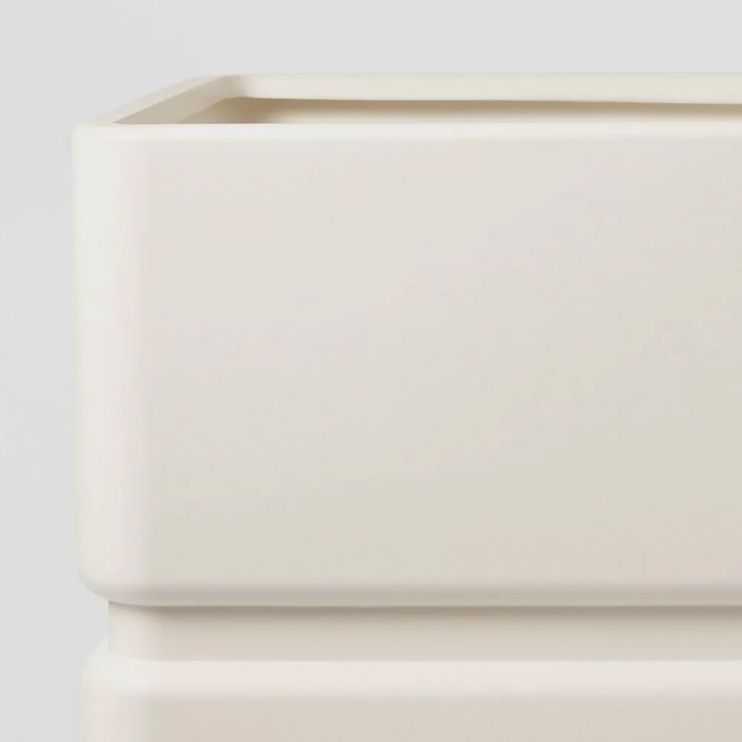 Hilton Carter 16" Wide Square Indoor Outdoor Planter Pot White