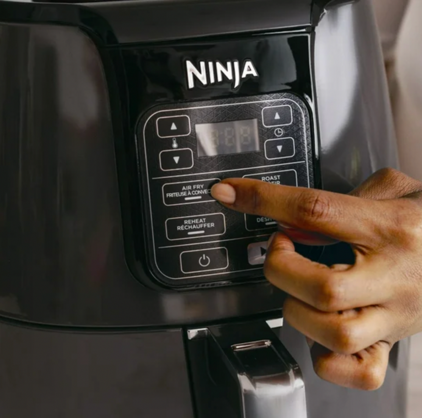 Ninja AF101C Air Fryer, Black, 1550W, Quick Cooking