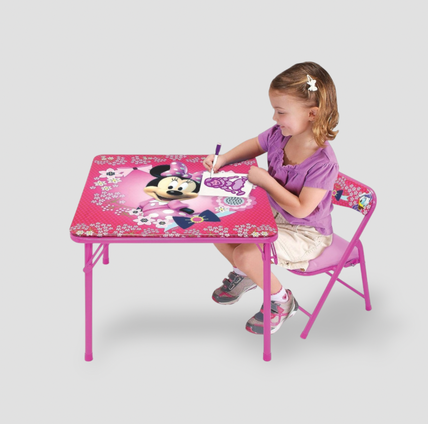 Minnie Mouse Blossoms & Bows Jr. Activity Table Set with 1 Chair