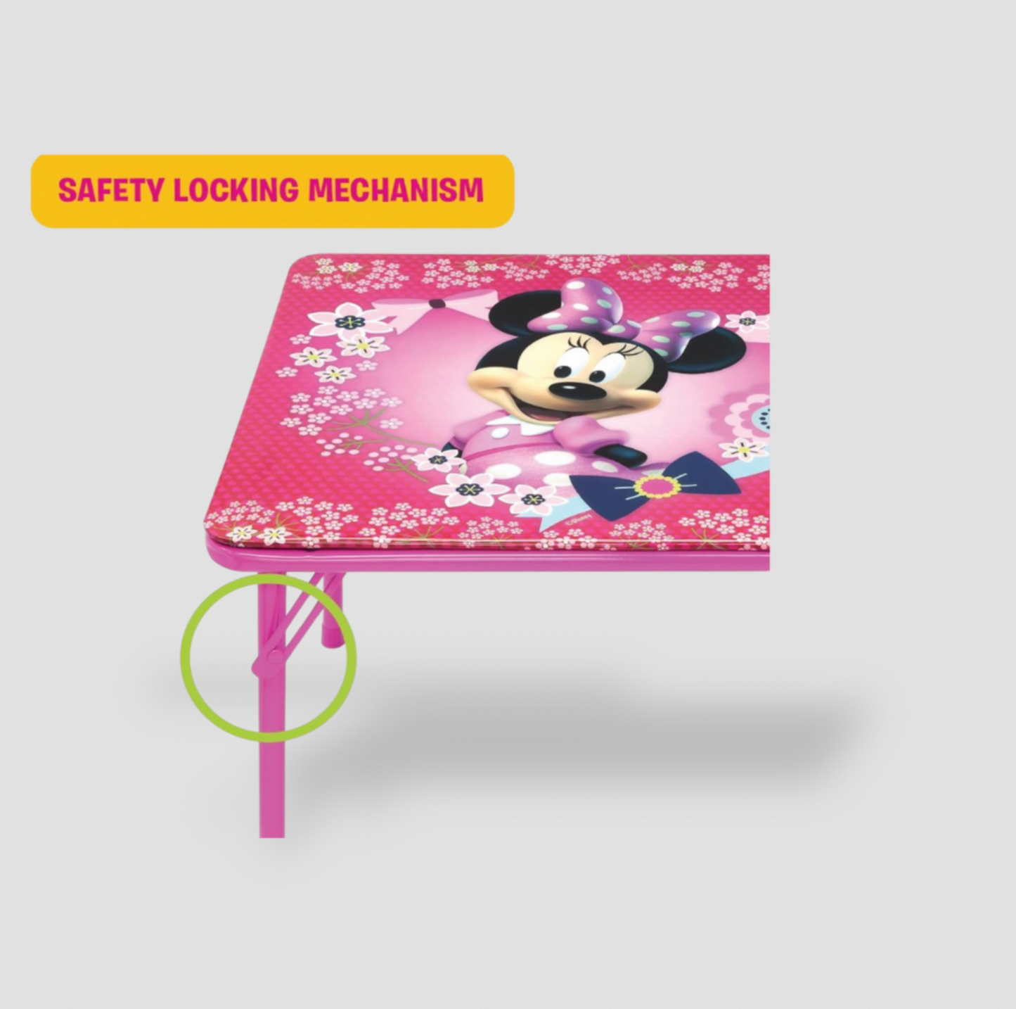 Minnie Mouse Blossoms & Bows Jr. Activity Table Set with 1 Chair