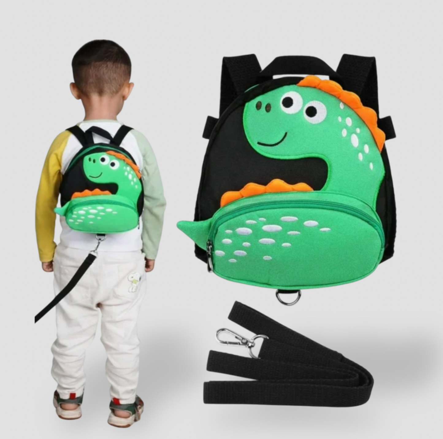 Toddler Anti-lost Backpack, Cute Owl Toddler Backpack with Safety Leash