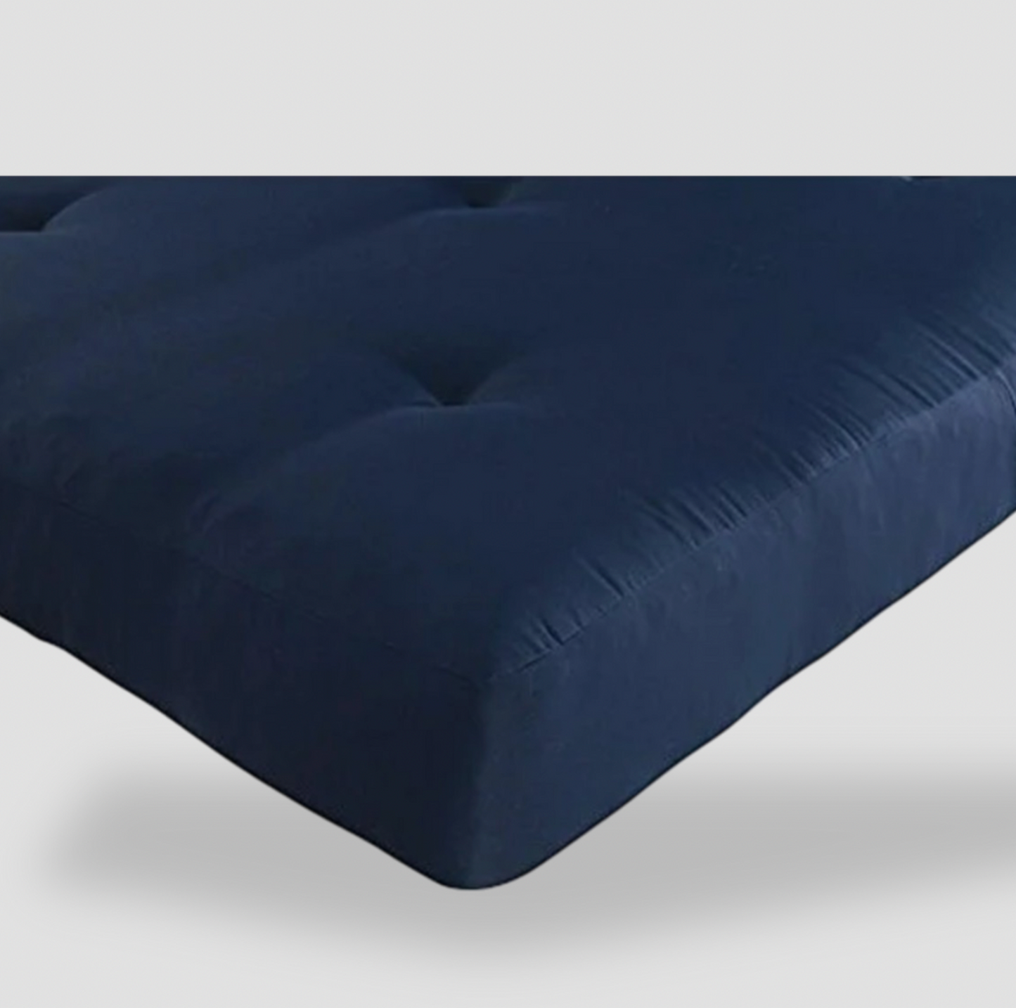 Caden 6 Inch Full Size Poly Filled Futon Mattress– Blue