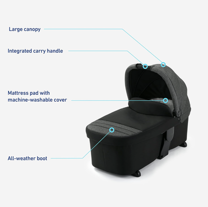 Graco Reversible Carry Cot – Cozy Comfort at Home or On the Go