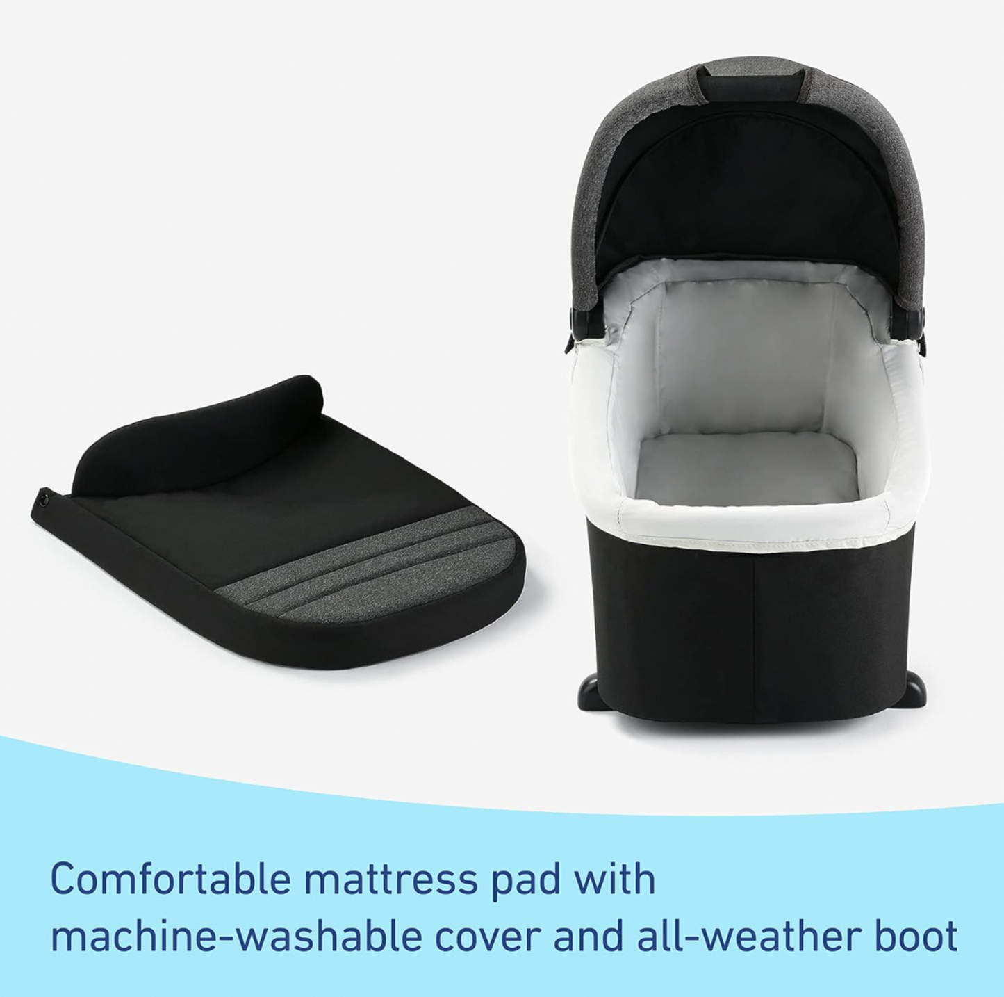 Graco Reversible Carry Cot – Cozy Comfort at Home or On the Go