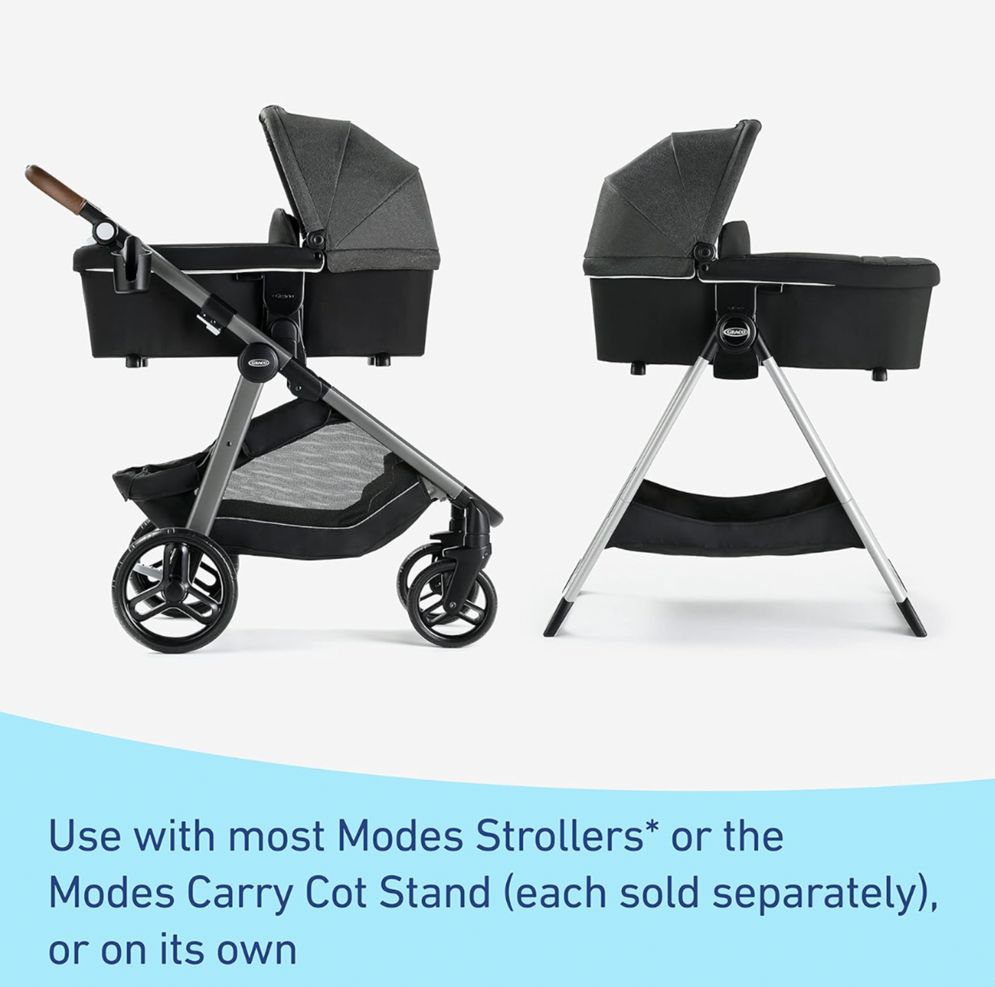 Graco Reversible Carry Cot – Cozy Comfort at Home or On the Go